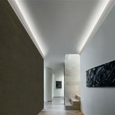 KH915 da 2 metri - Cornici velette per led a soffitto e parete, per illuminazione indiretta con le strisce led